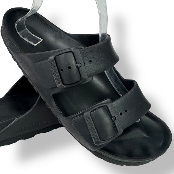 Birkenstock Arizona Essentials EVA Rubber Waterproof Slide Sandals Black 41 / 10 - Picture 1 of 13